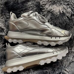 Stylish Silver Cardi B rebox Women's Sneakers